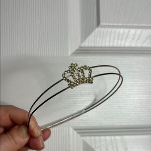 Silver Crown Headband
